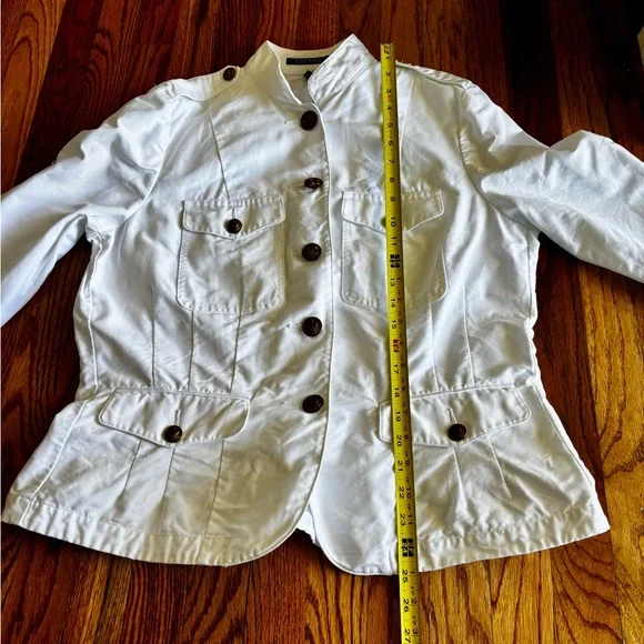 Lauren Ralph Lauren White Utility Jacket - XL - Picture 7 of 10